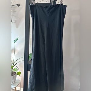 Wild Fable Black Satin Maxi Skirt